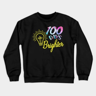 Happy 100th Day of School 100 Days of School Teacher Student Crewneck Sweatshirt